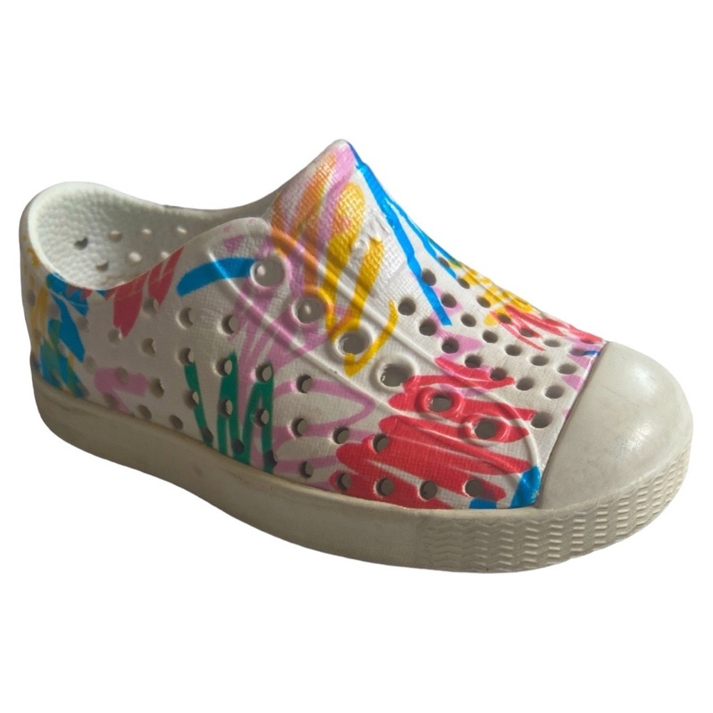 NATIVE Shoes Sandals Clogs Slip On Beach Pool Rainbow Crocs 4